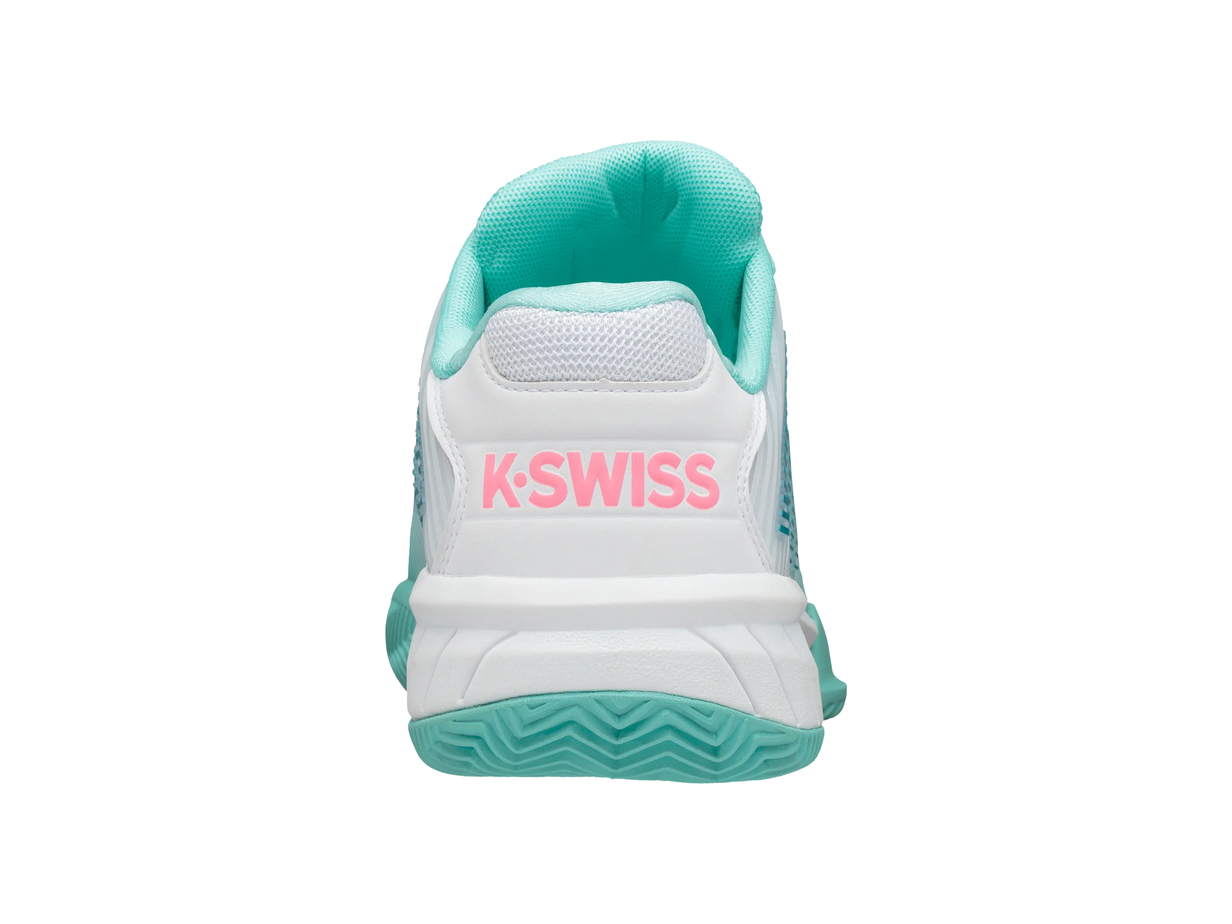86614-439-M | HYPERCOURT EXPRESS 2 CLAY | ARUBA BLUE/WHITE/SOFT NEON PINK - Image 4