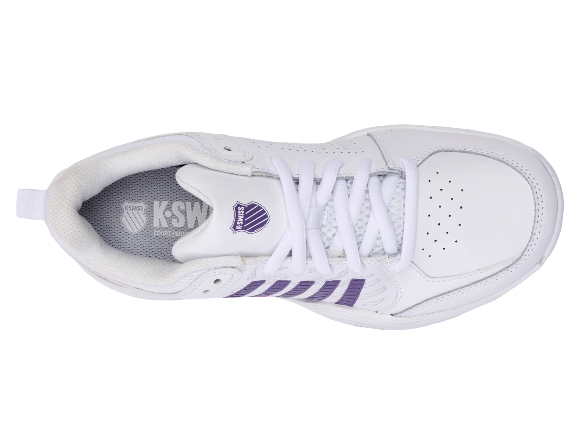 94429-151-M | COURT EXPRESS 2 CLAY | WHITE/PURPLE HAZE/NEON LAVENDER - Image 7