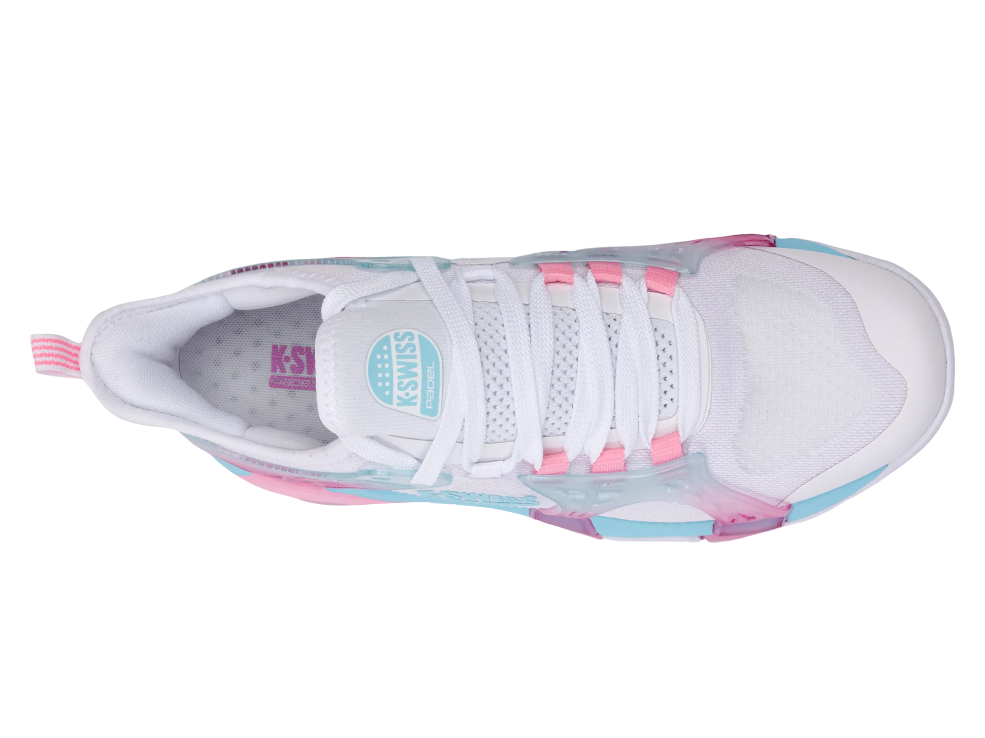 94597-146-M | K-FRAME PADEL | WHITE/SOFT NEON BLUE/NEON BUBLE GUM - Image 7