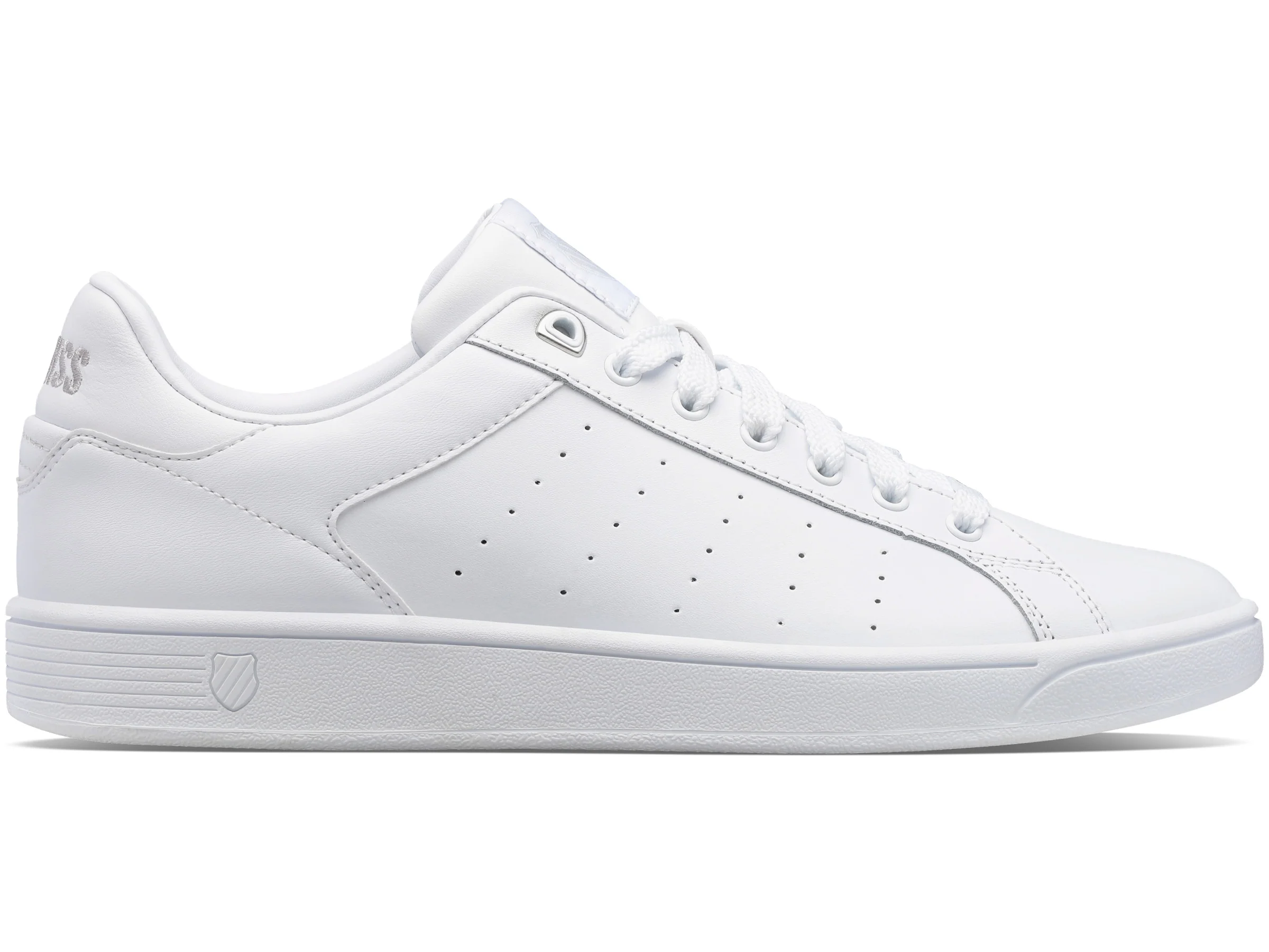 95353-148-M | WOMENS CLEAN COURT CMF | WHITE/GULL GRAY/WHITE