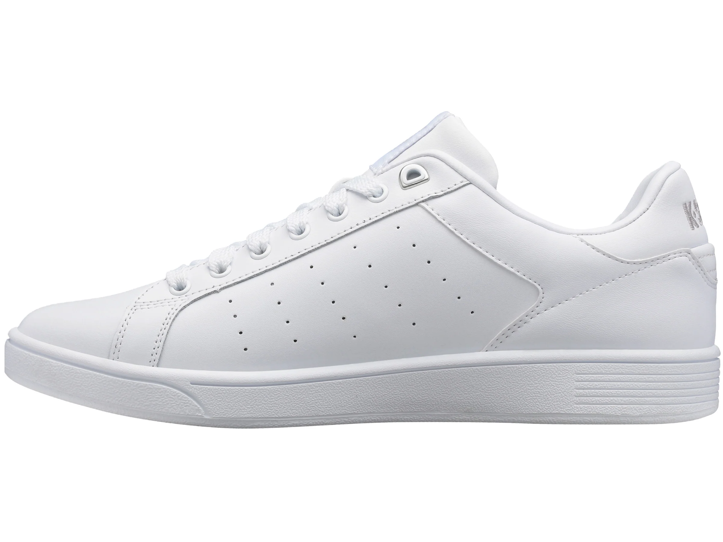 95353-148-M | WOMENS CLEAN COURT CMF | WHITE/GULL GRAY/WHITE - Image 5