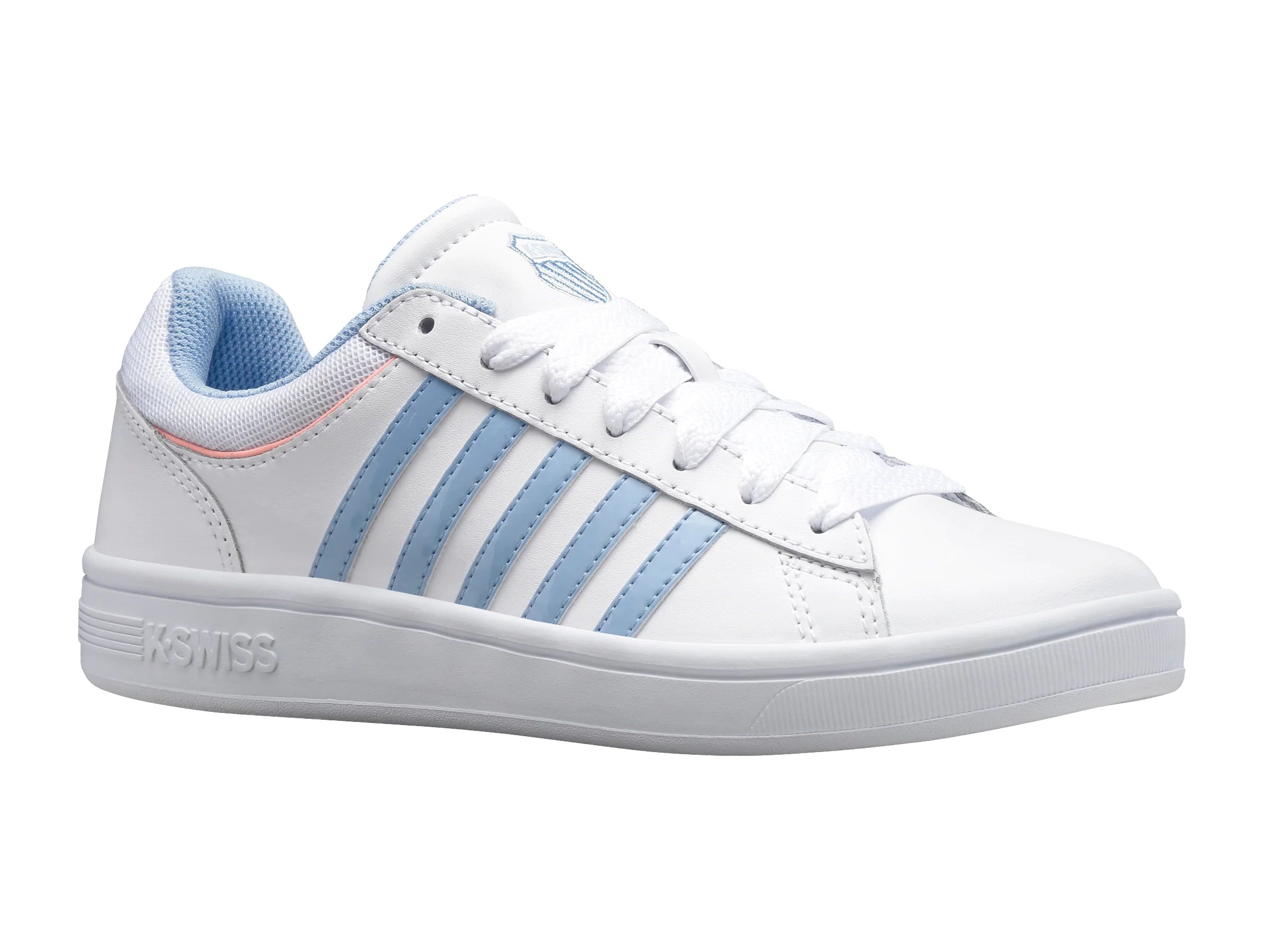96154-161-M | COURT WINSTON | WHITE/CHAMBRAY BLUE/SAND CORAL - Image 2