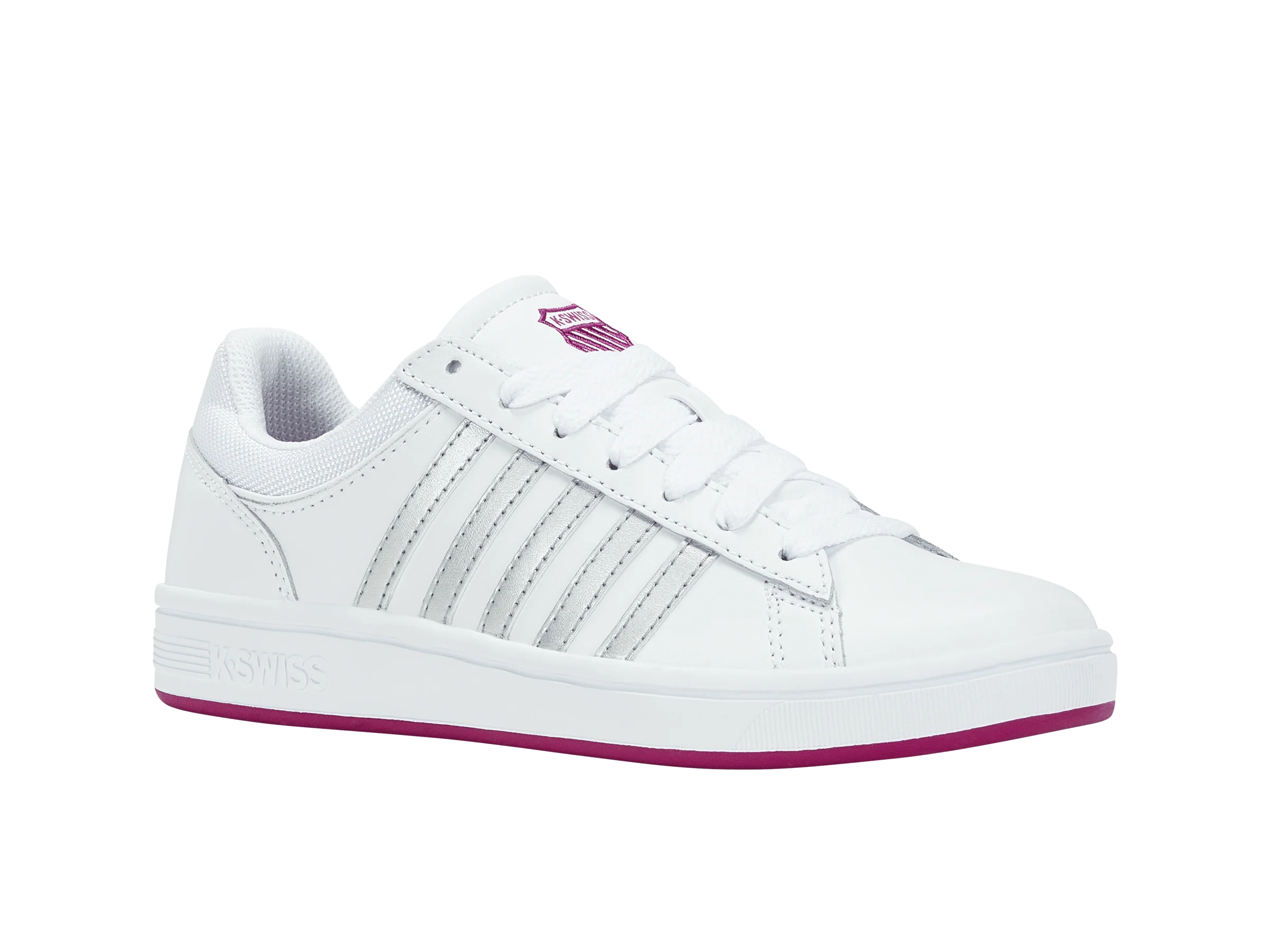 96154-903-M | COURT WINSTON | WHITE/SILVER/FESTIVAL FUCHSIA - Image 2