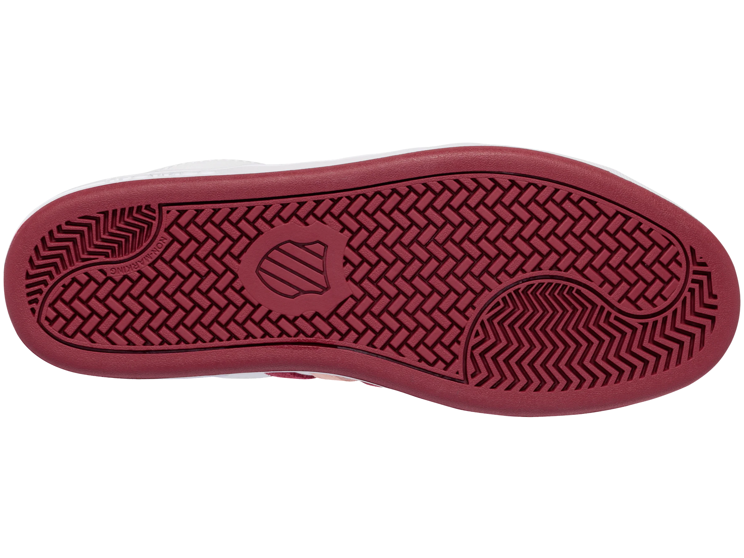 96154-938-M | COURT WINSTON | WHITE/PEACHY KEEN/BURGUNDY - Image 6