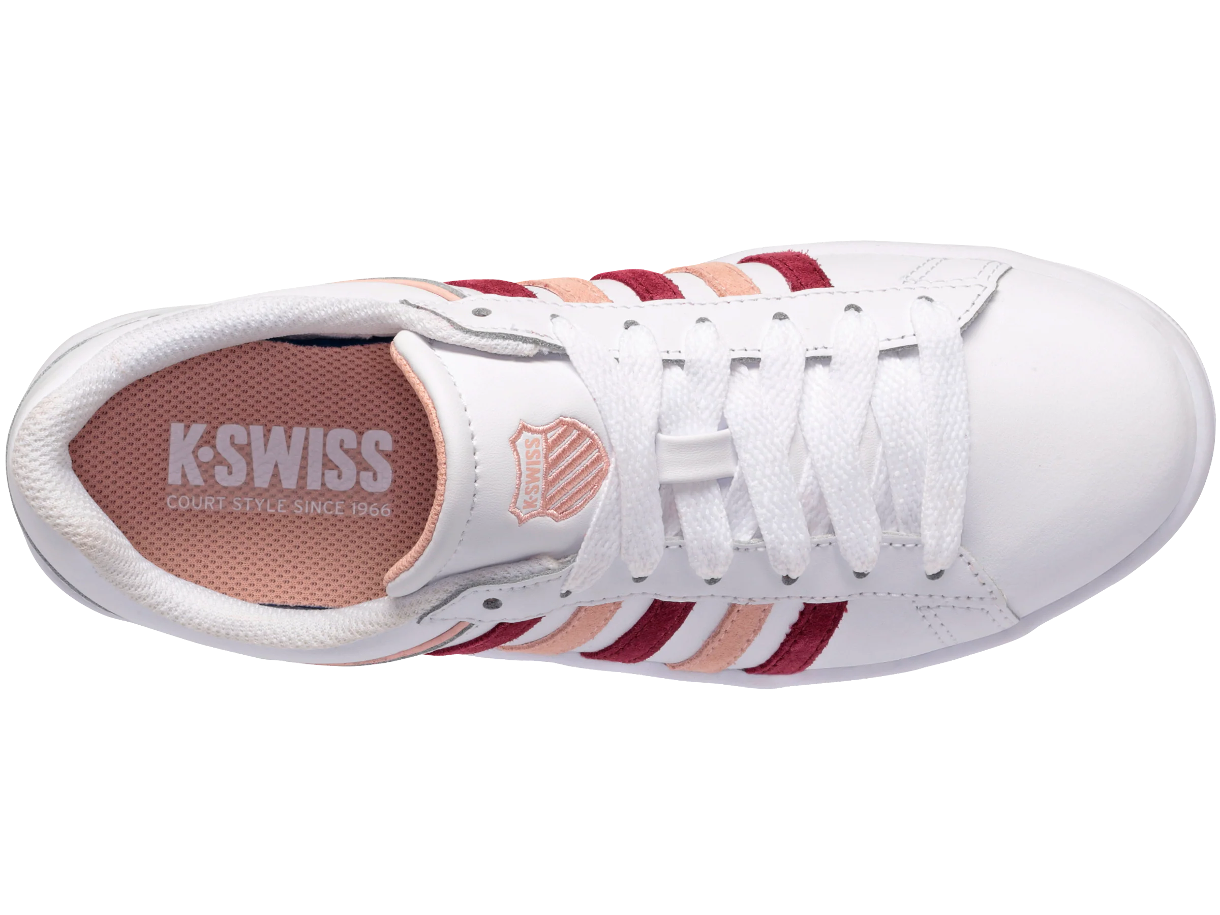 96154-938-M | COURT WINSTON | WHITE/PEACHY KEEN/BURGUNDY - Image 7