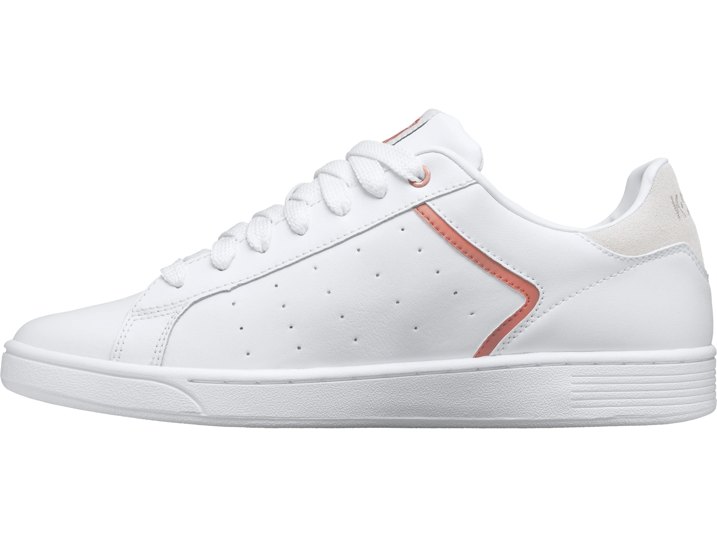96347-188-M | WOMENS CLEAN COURT II CMF | WHITE/ROSE GOLD - Image 5