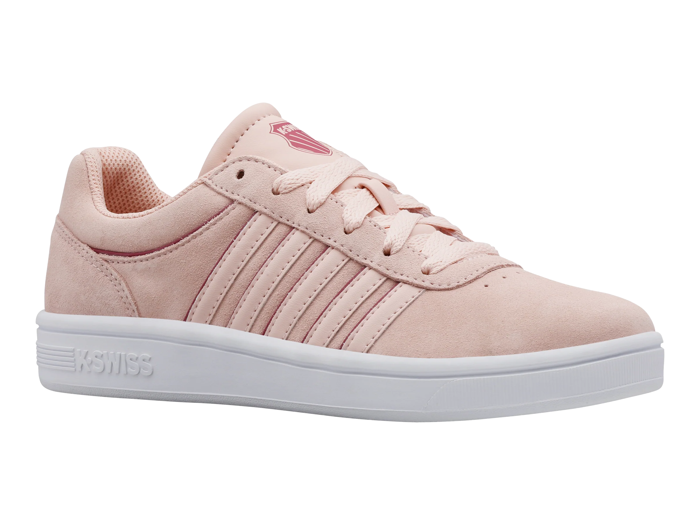 96595-668-M | COURT CHESWICK SP SDE | PEACHY KEEN/BURGUNDY/WHITE - Image 2