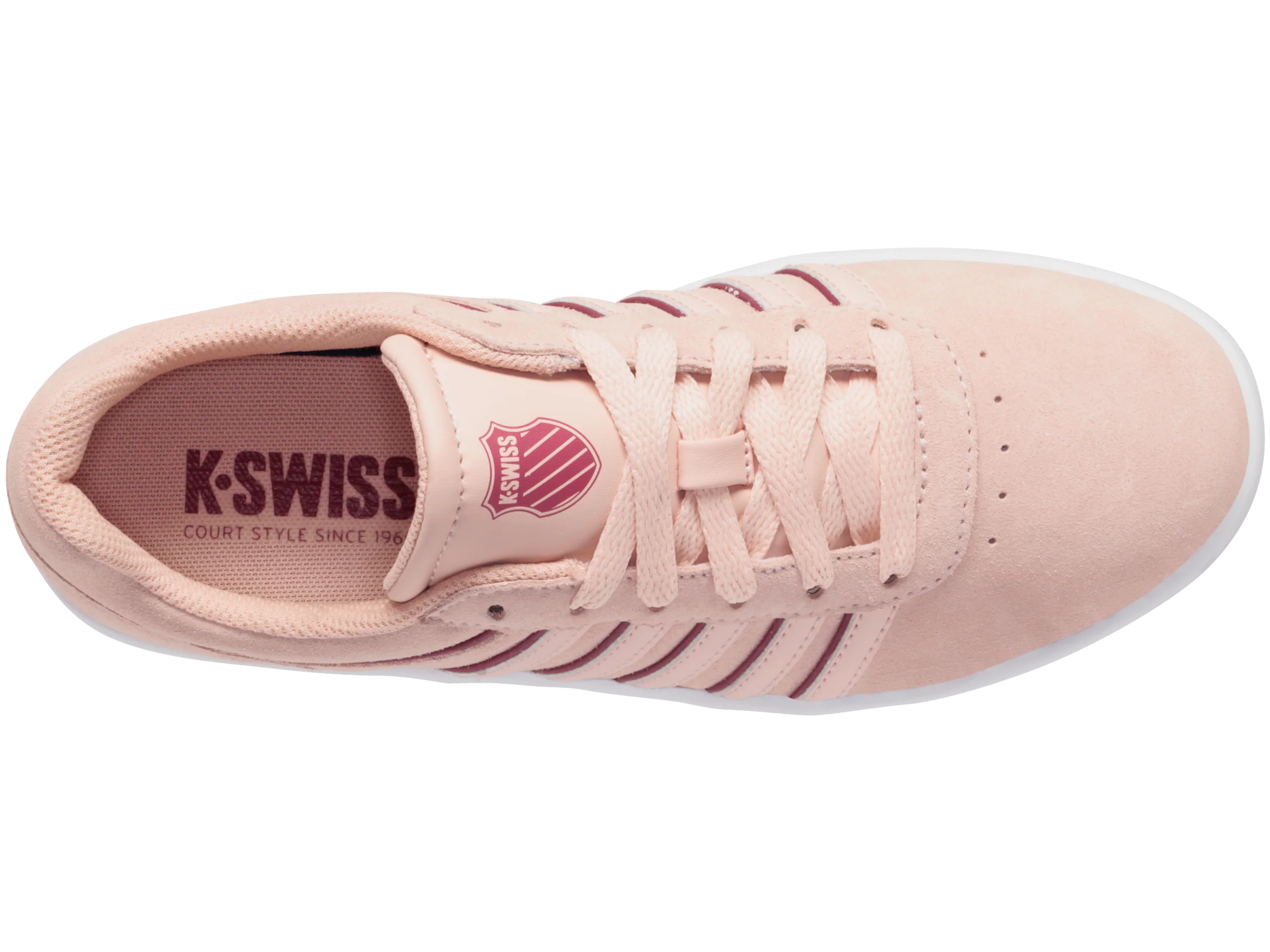 96595-668-M | COURT CHESWICK SP SDE | PEACHY KEEN/BURGUNDY/WHITE - Image 7