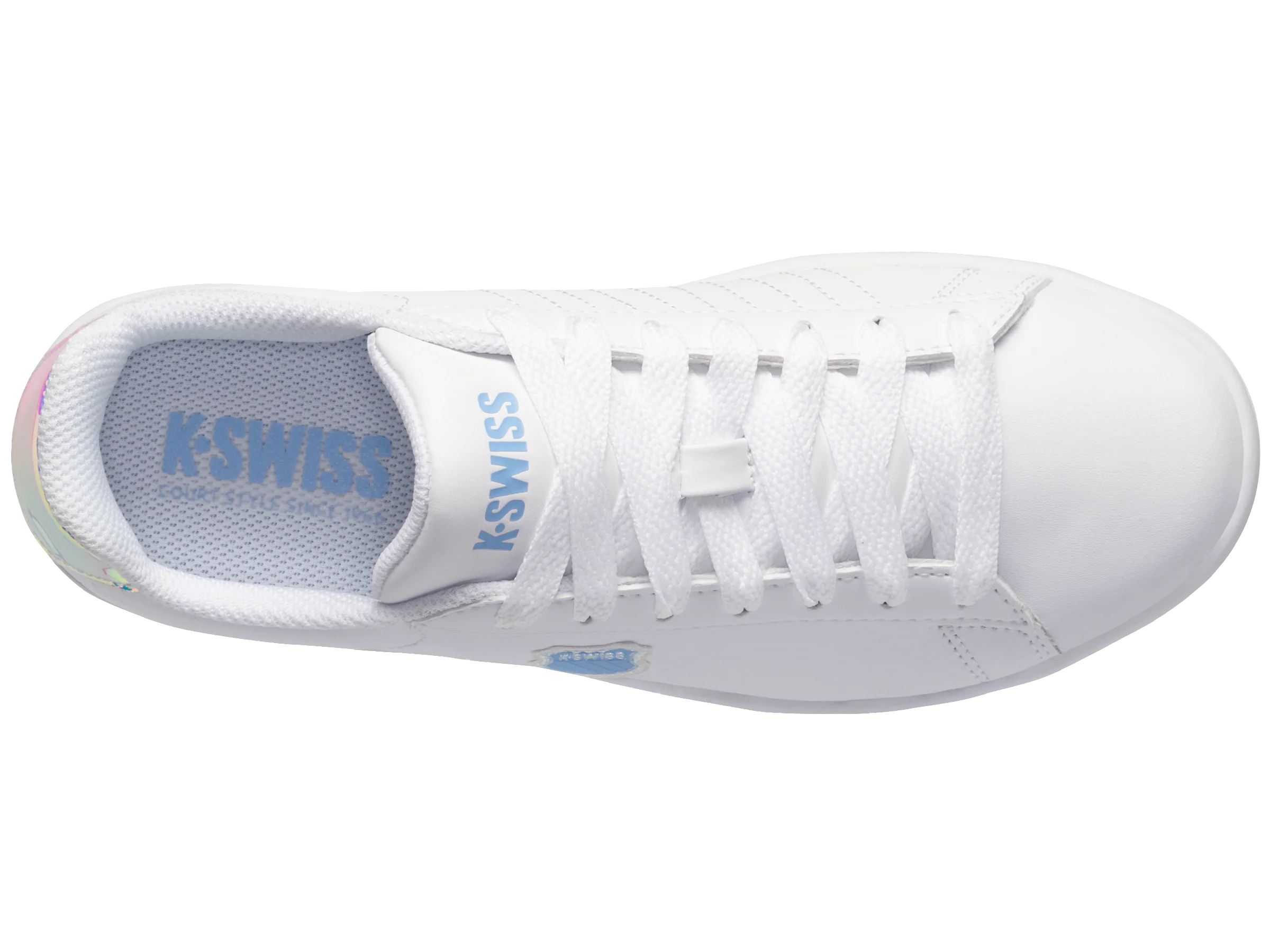 96599-161-M | COURT SHIELD | WHITE/CHAMBRAY BLUE/SAND CORAL - Image 7