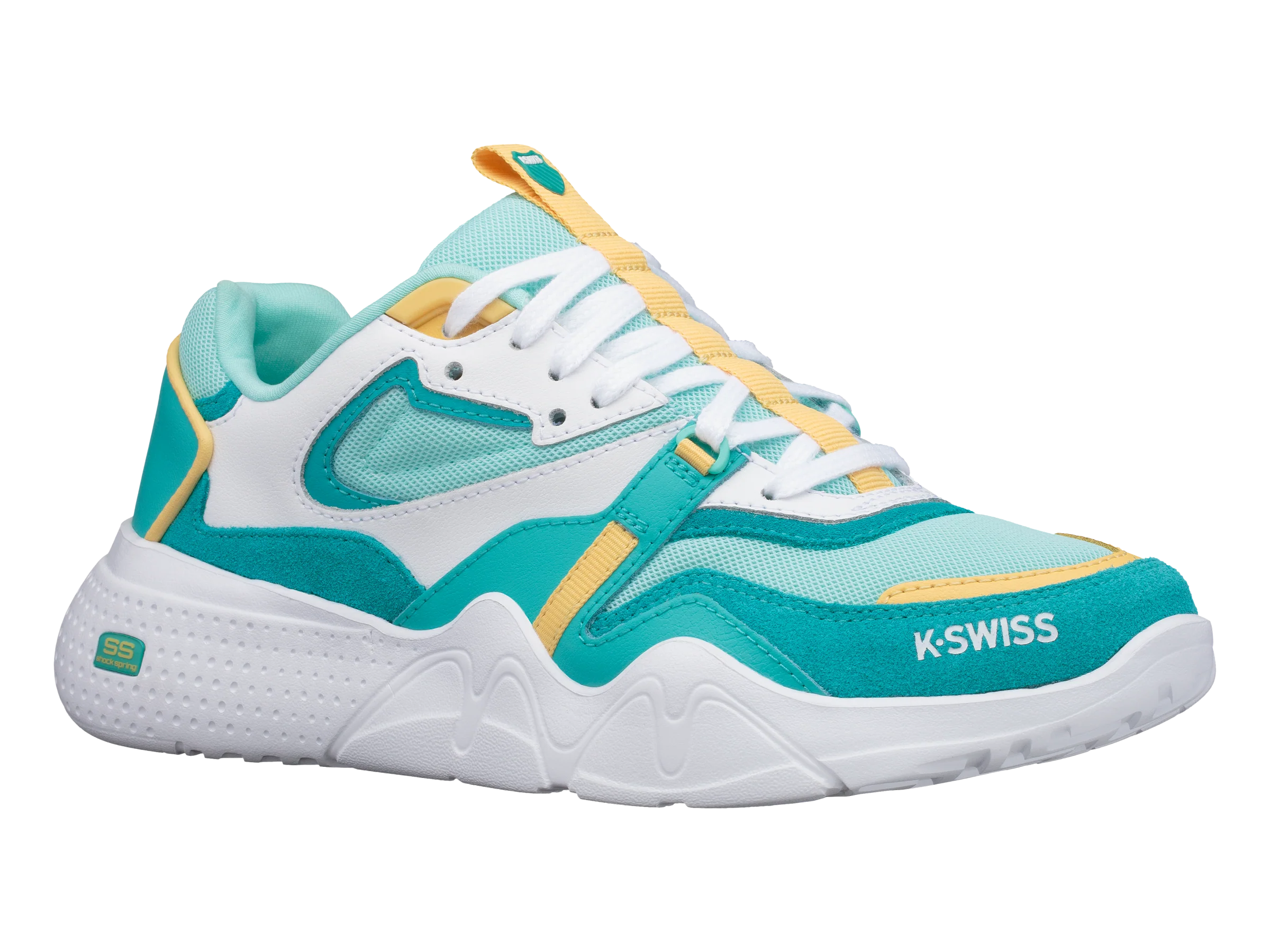 96600-351-M | WOMENS CR-TERRATI | VIRIDIAN GREEN/YARROW/WHITE - Image 2
