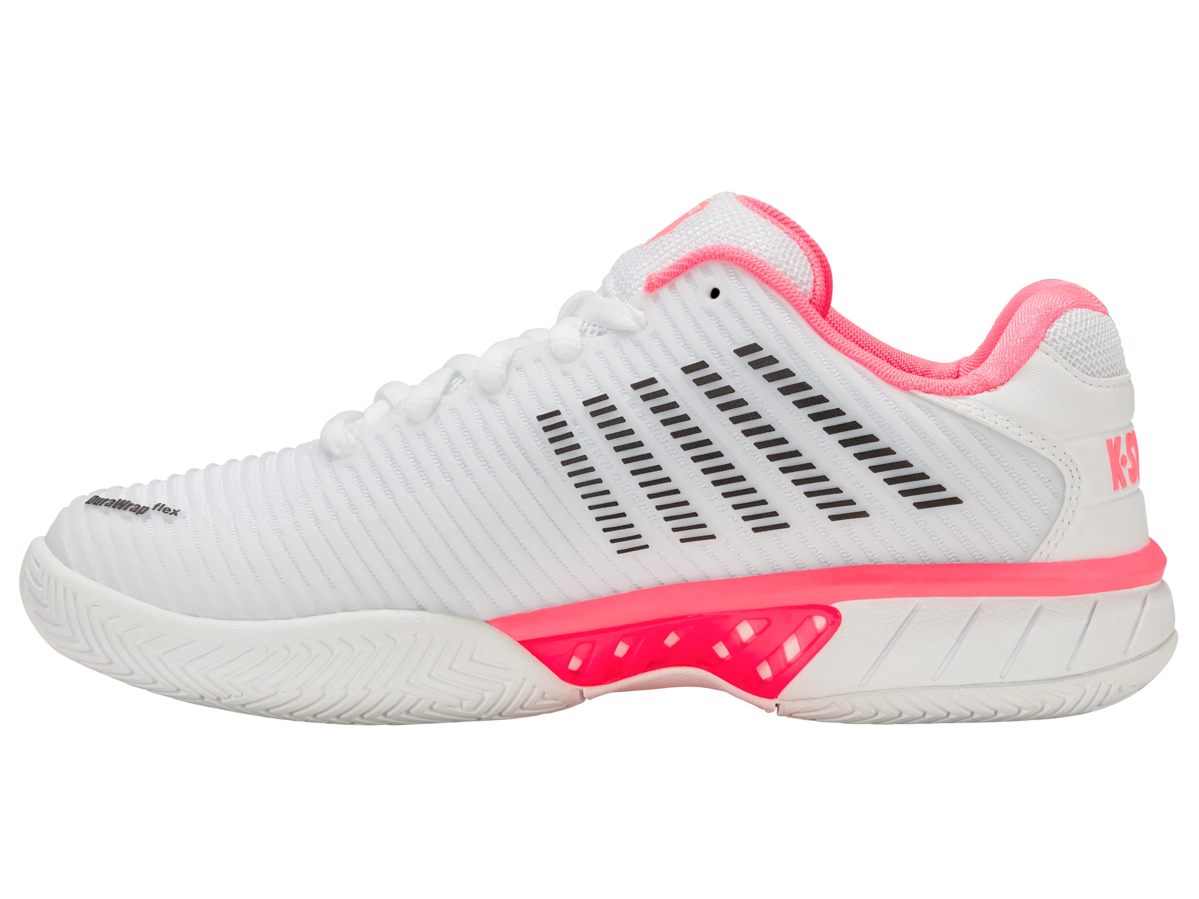 96613-173-M | HYPERCOURT EXPRESS 2 | WHITE/NEON PASTEL PINK/BLACK - Image 5