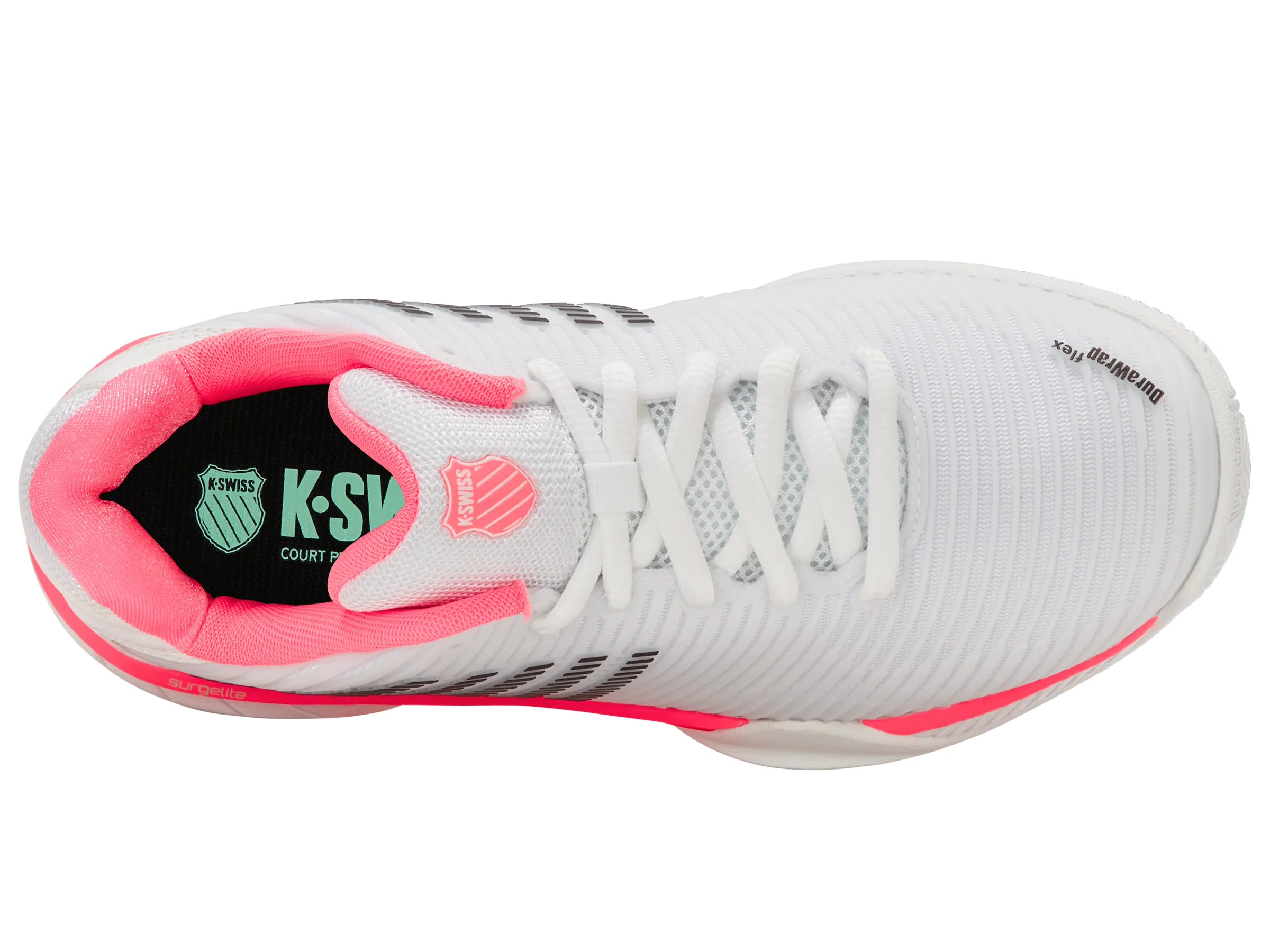 96613-173-M | HYPERCOURT EXPRESS 2 | WHITE/NEON PASTEL PINK/BLACK - Image 7