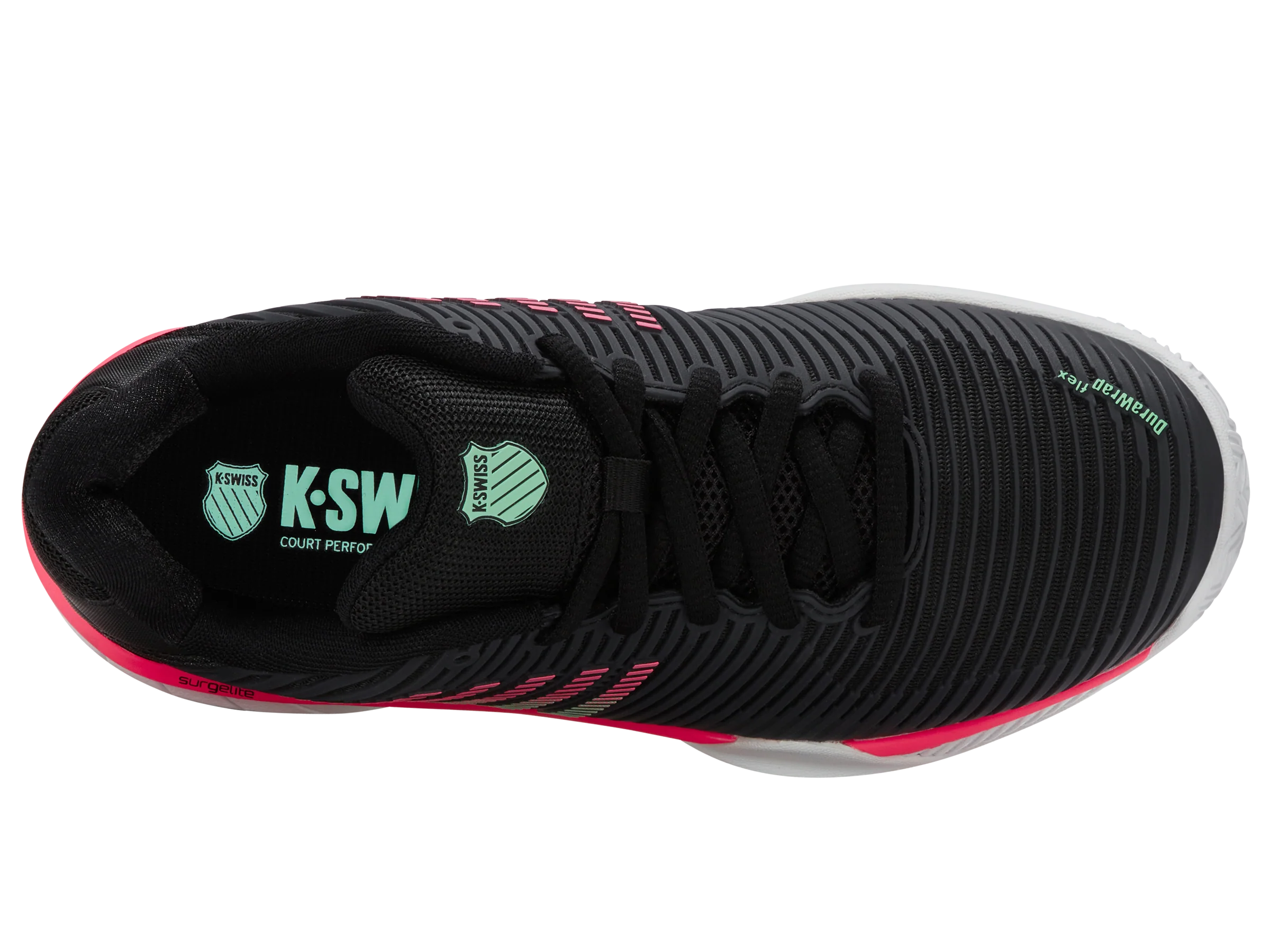 96614-037-M | HYPERCOURT EXPRESS 2 CLAY | BLACK/WHITE/NEON MINT - Image 7