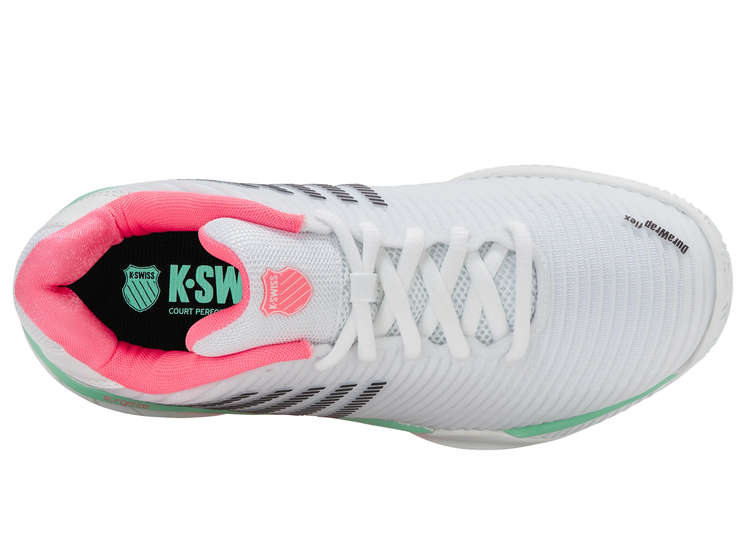 96614-178-M | HYPERCOURT EXPRESS 2 CLAY | WHITE/NEON PASTEL PINK/BLACK - Image 7