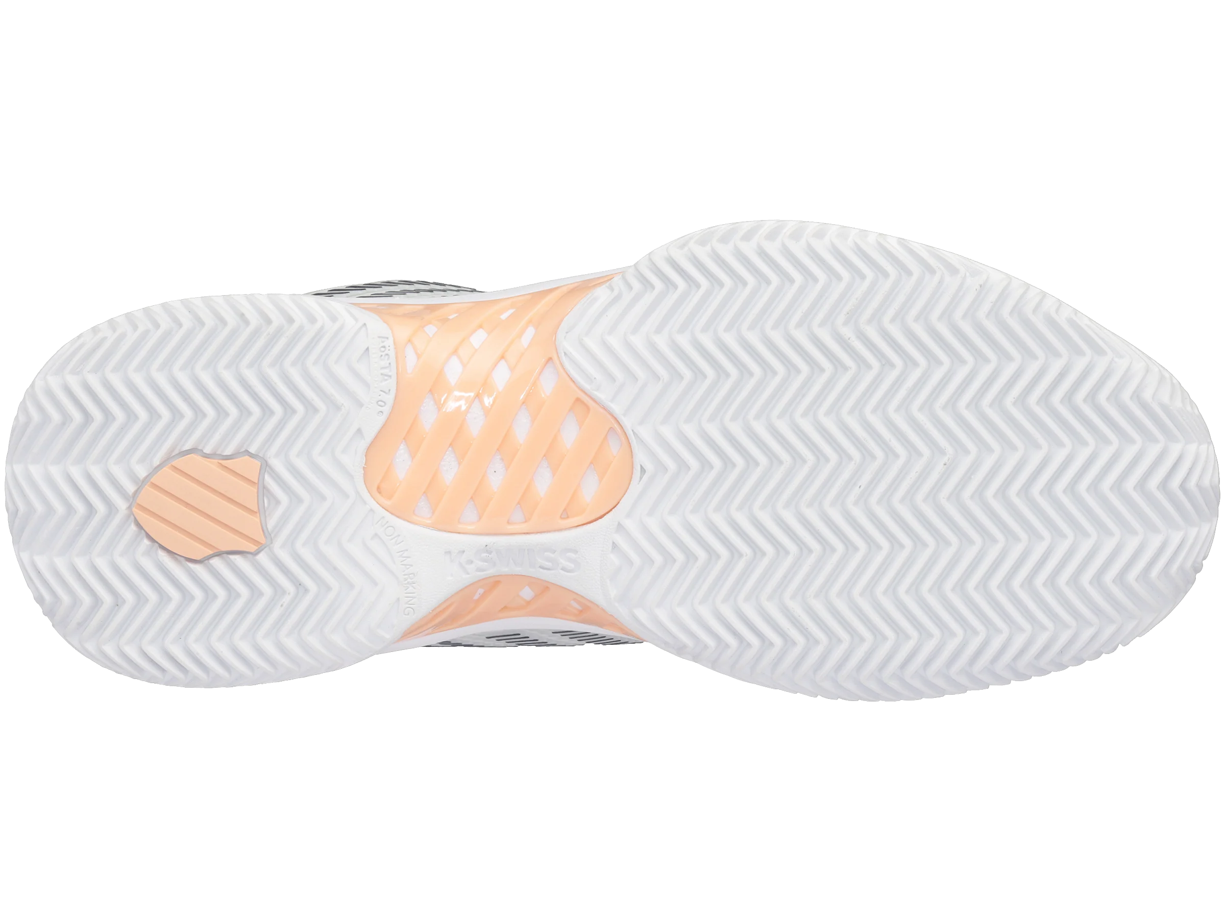 96614-425-M | HYPERCOURT EXPRESS 2 CLAY | BARELY BLUE/WHITE/PEACH NECTAR - Image 6