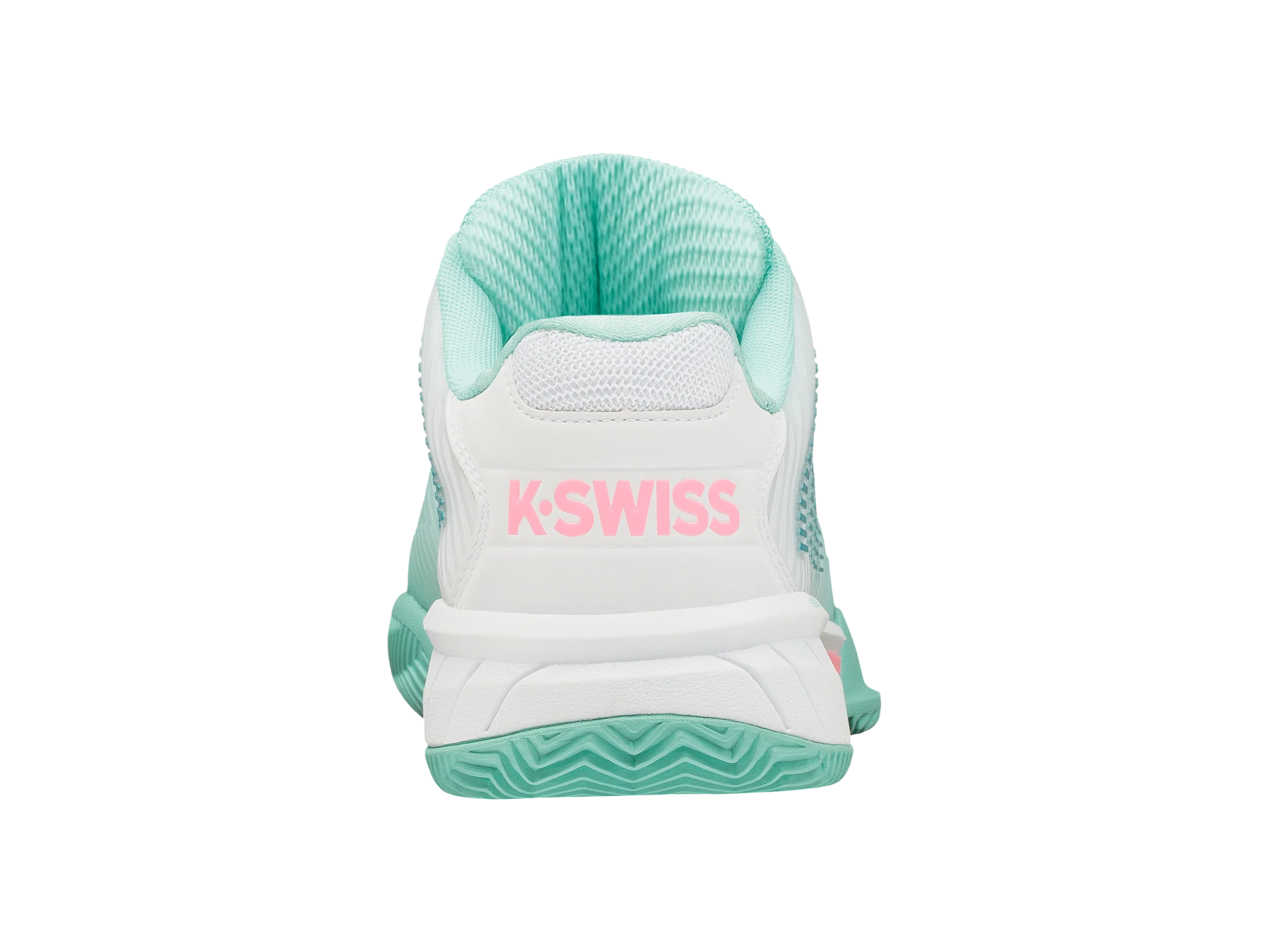 96614-439-M | HYPERCOURT EXPRESS 2 CLAY | ARUBA BLUE/WHITE/SOFT NEON PINK - Image 4