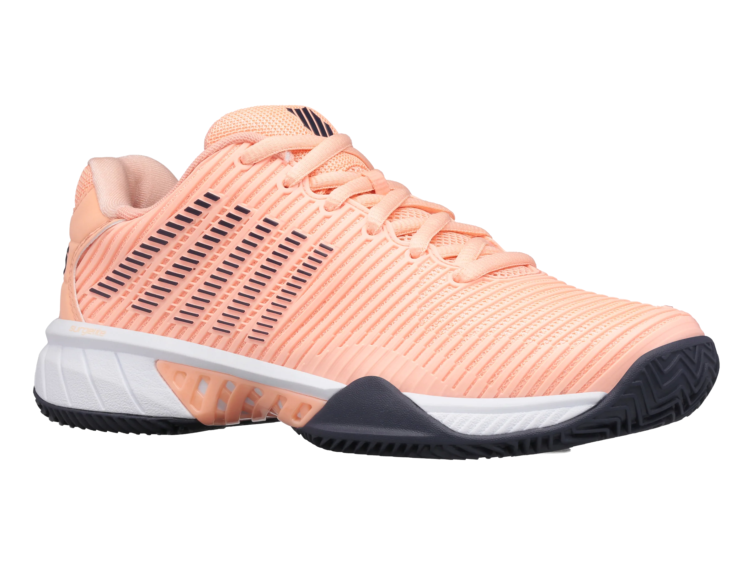96614-606-M | HYPERCOURT EXPRESS 2 CLAY | PEACH NECTAR/GRAYSTONE/WHITE - Image 2