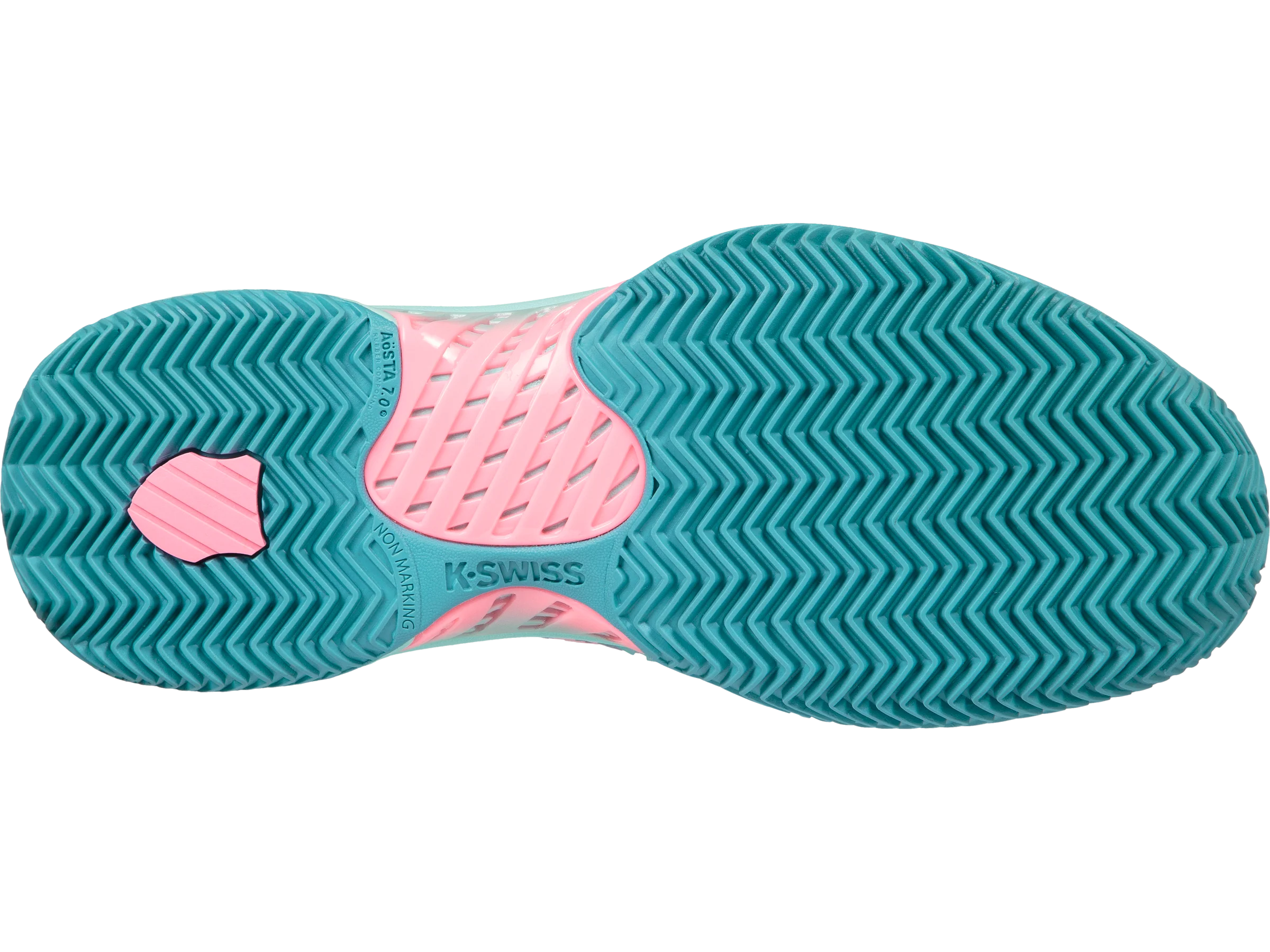 96617-433-M | HYPERCOURT SUPREME HB | ARBUA BLUE/MAUI BLUE/SOFT NEON PINK - Image 6
