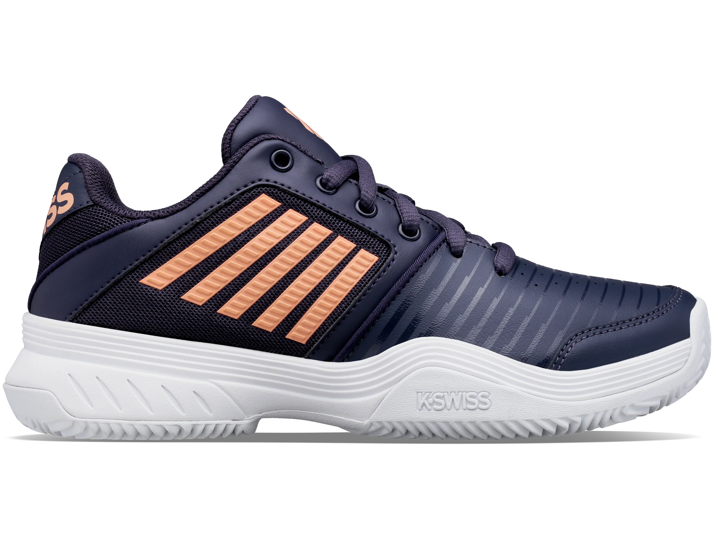 96750-034-M | COURT EXPRESS HB | GRAYSTONE/PEACH NECTAR/WHITE