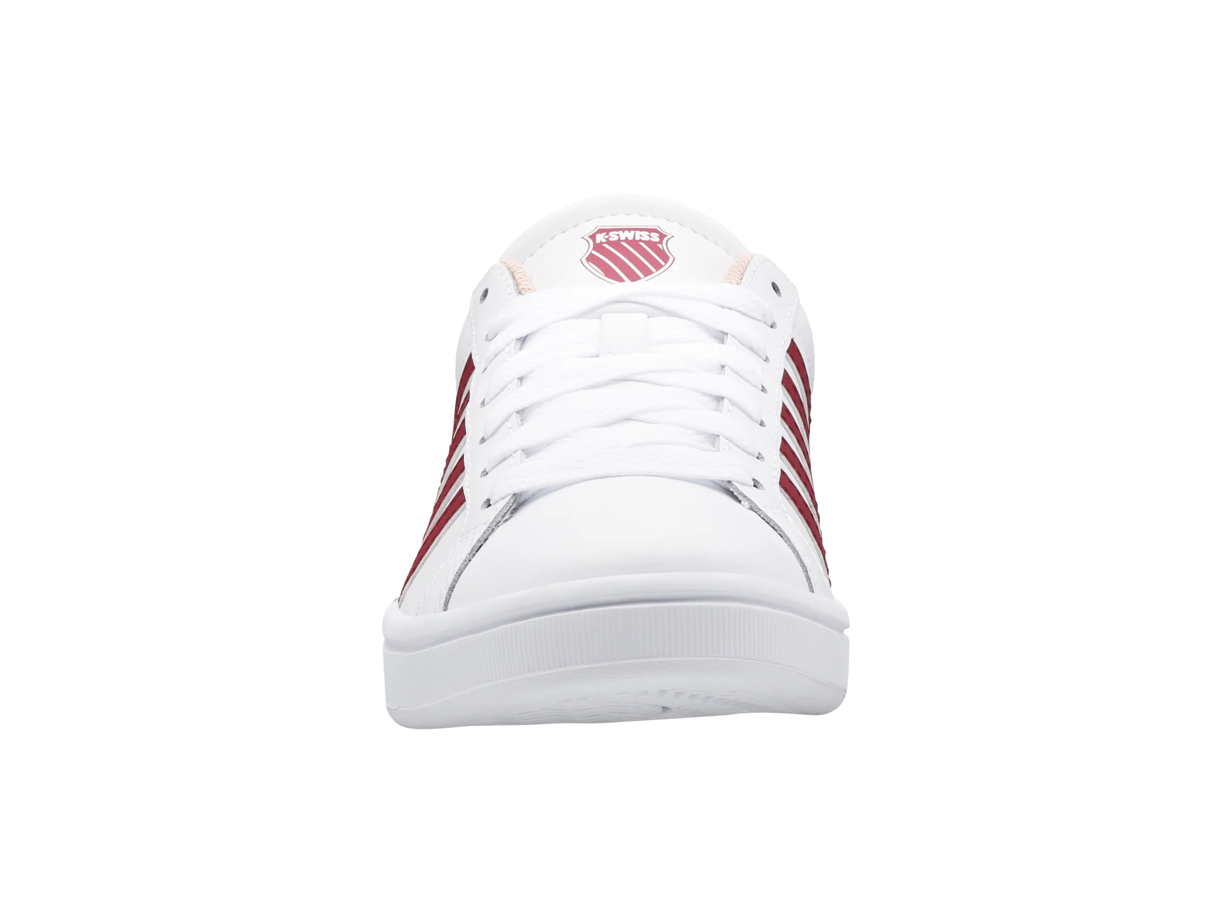 97011-116-M | COURT TIEBREAK | WHITE/BURGUNDY/PEACHY KEEN - Image 3