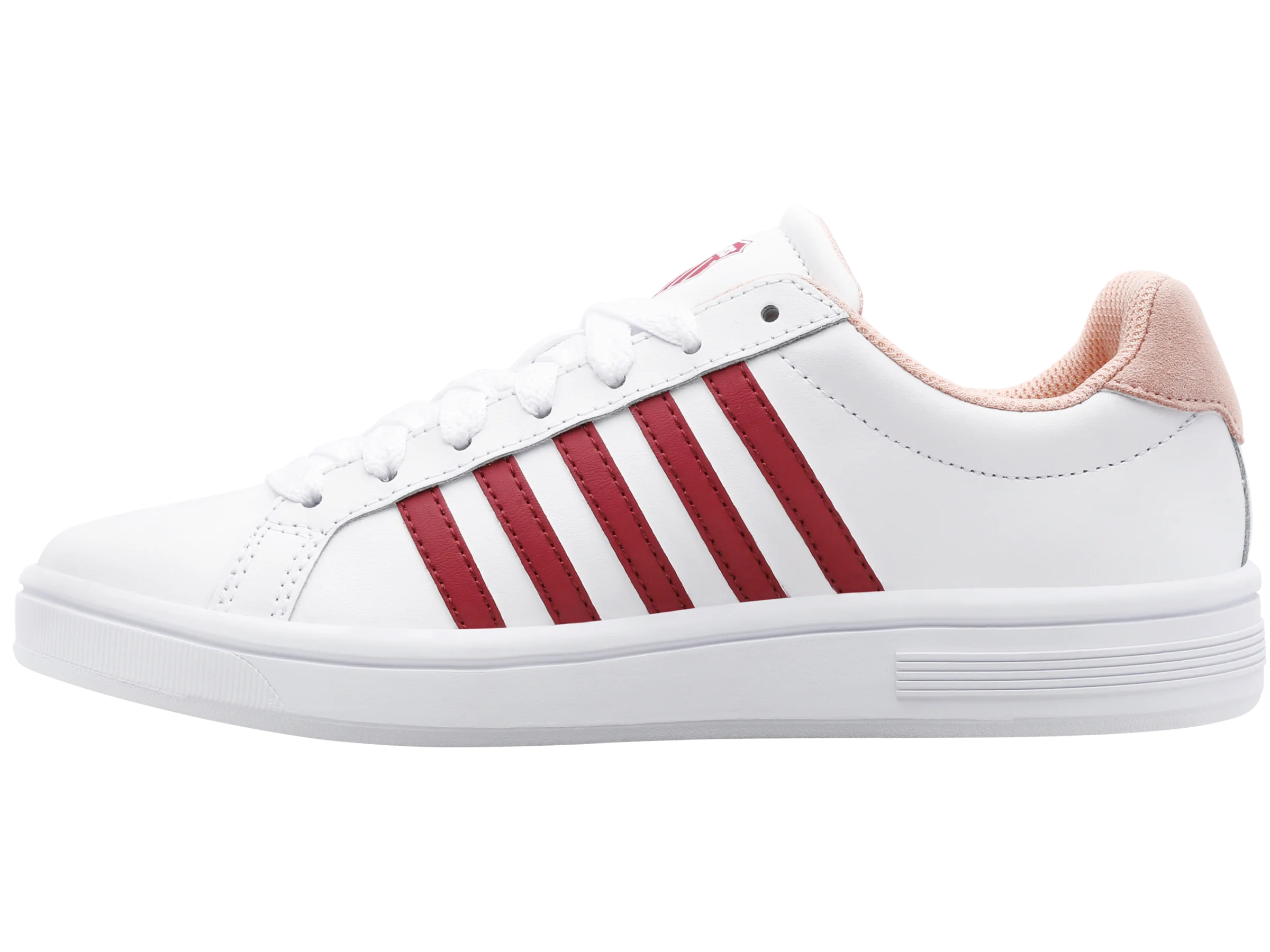 97011-116-M | COURT TIEBREAK | WHITE/BURGUNDY/PEACHY KEEN - Image 5