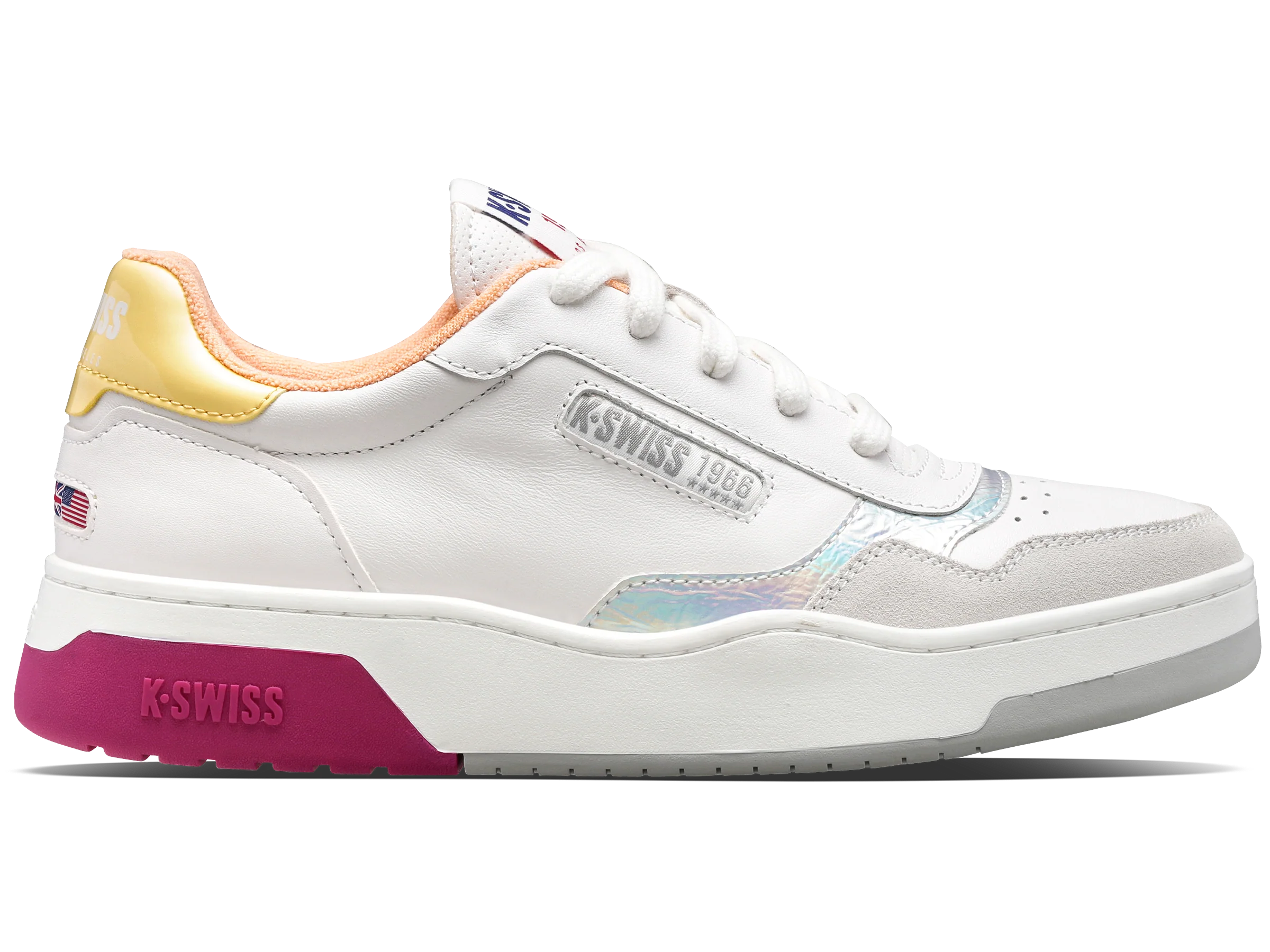 97253-924-M | CANNONCOURT LTH | WHITE/ORCHID/BUTTER