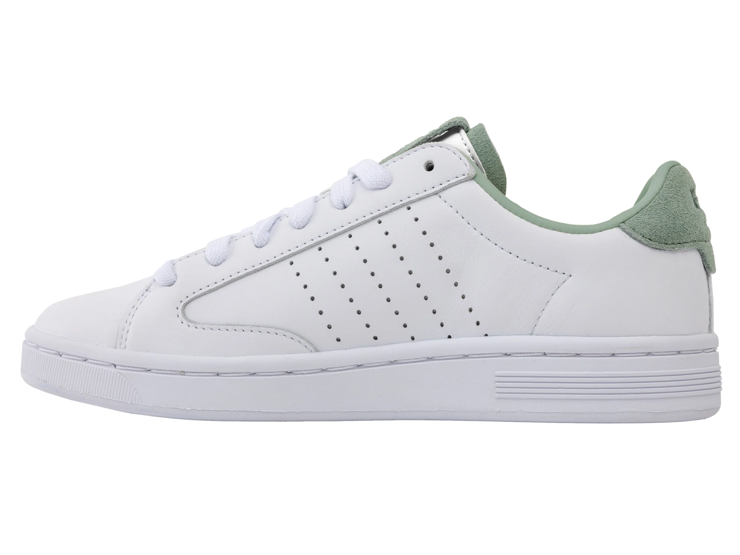97263-187-M | LOZAN KLUB LTH | WHITE/ICEBERG GREEN/CREME BRULEE - Image 5