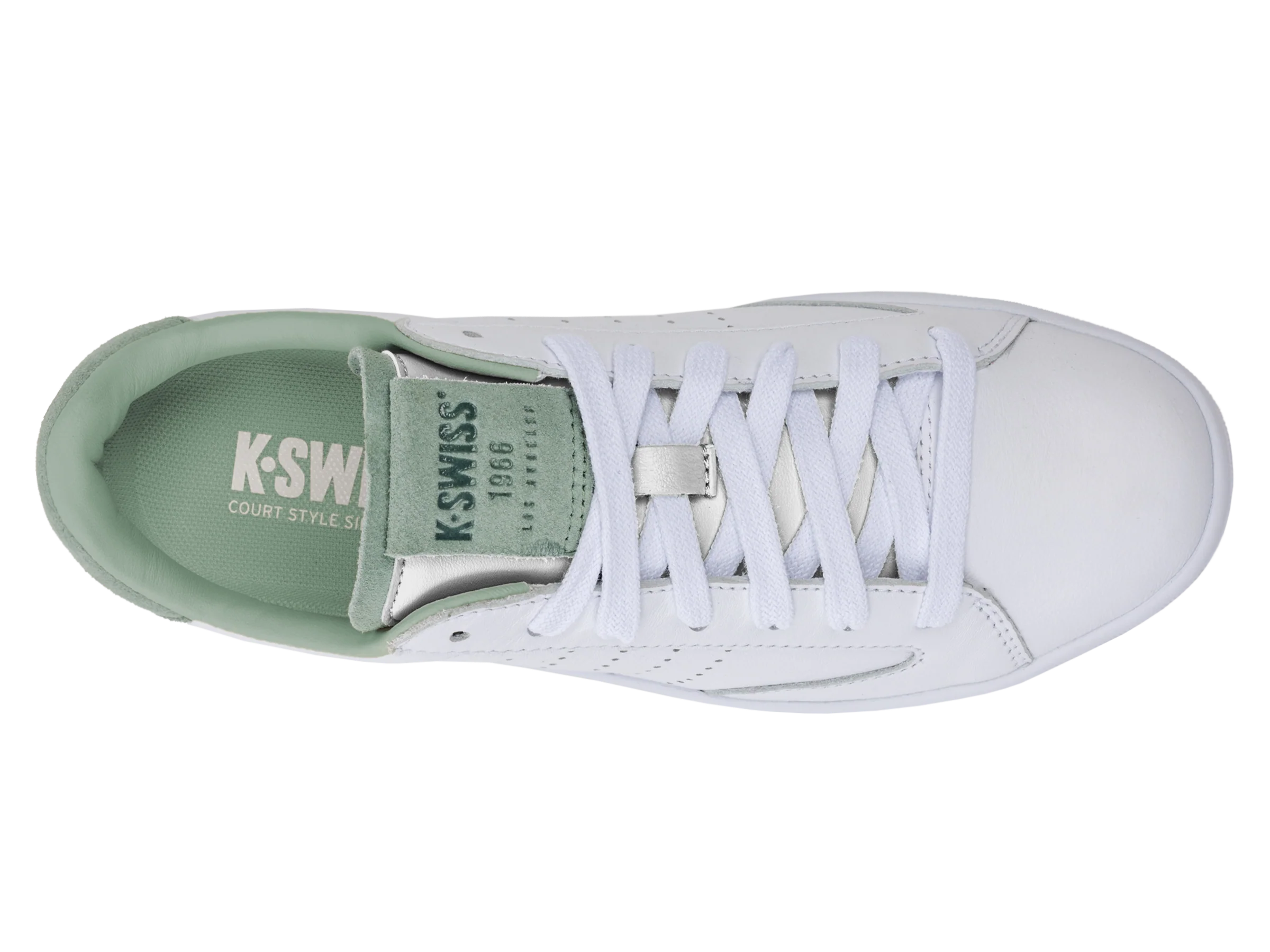 97263-187-M | LOZAN KLUB LTH | WHITE/ICEBERG GREEN/CREME BRULEE - Image 7