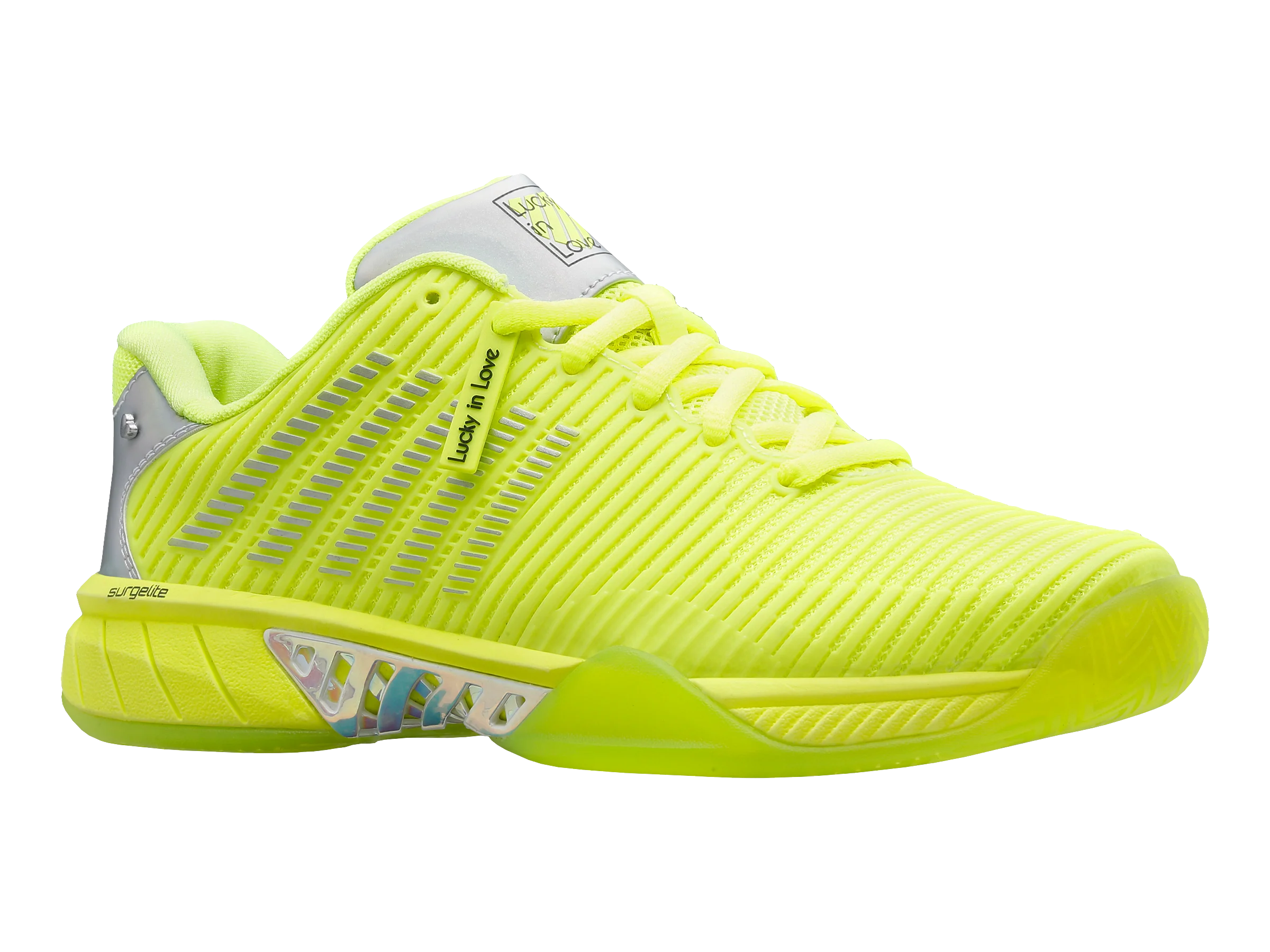 97382-728-M | HYPERCOURT EXPRESS 2 LUCKY IN LOVE | NEON YELLOE/SILVER/ASPHALT - Image 2