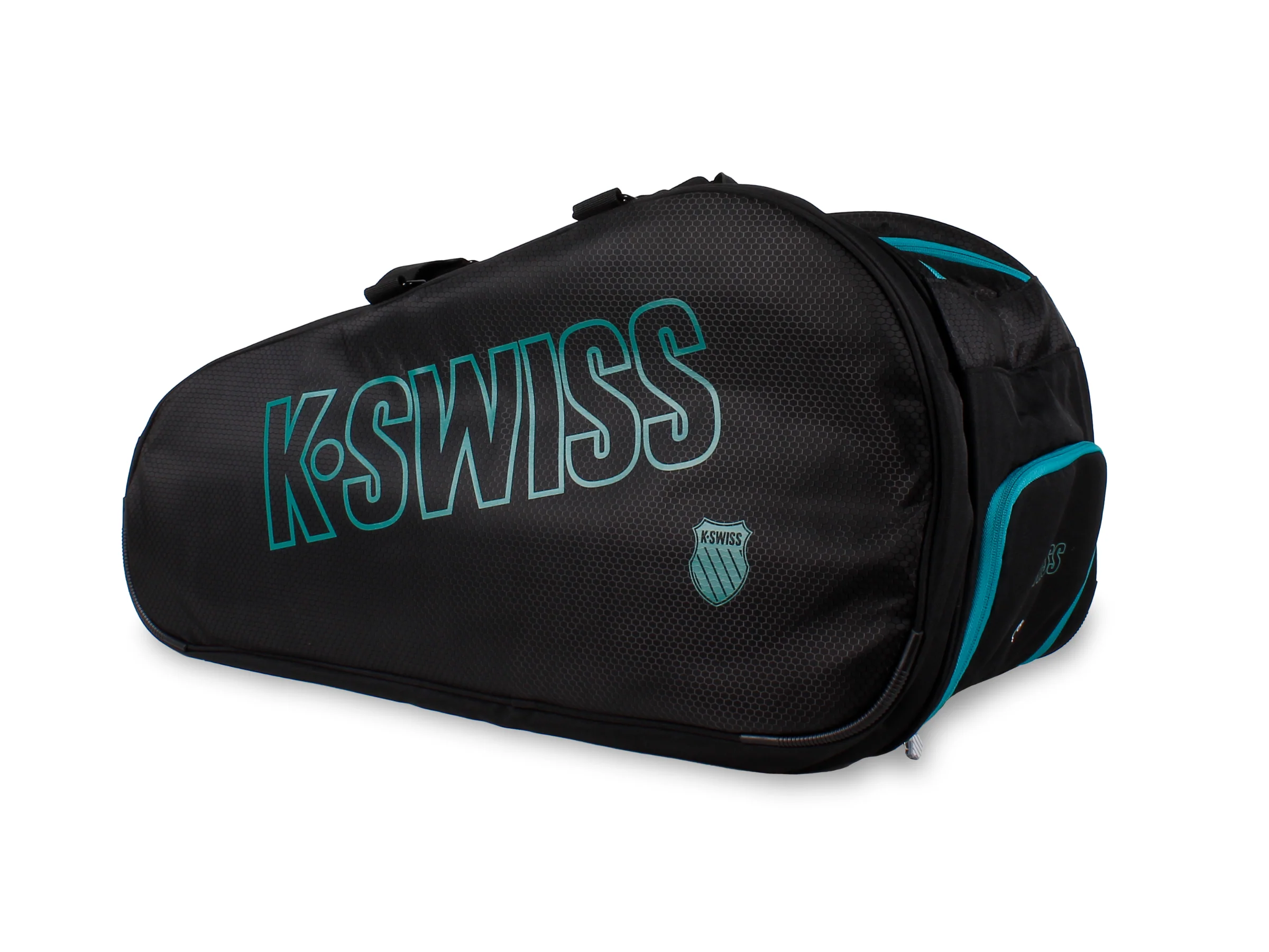 BG771-052 | CLASSIC PADEL RACKET BAG | BLACK/TURQUOISE - Image 4