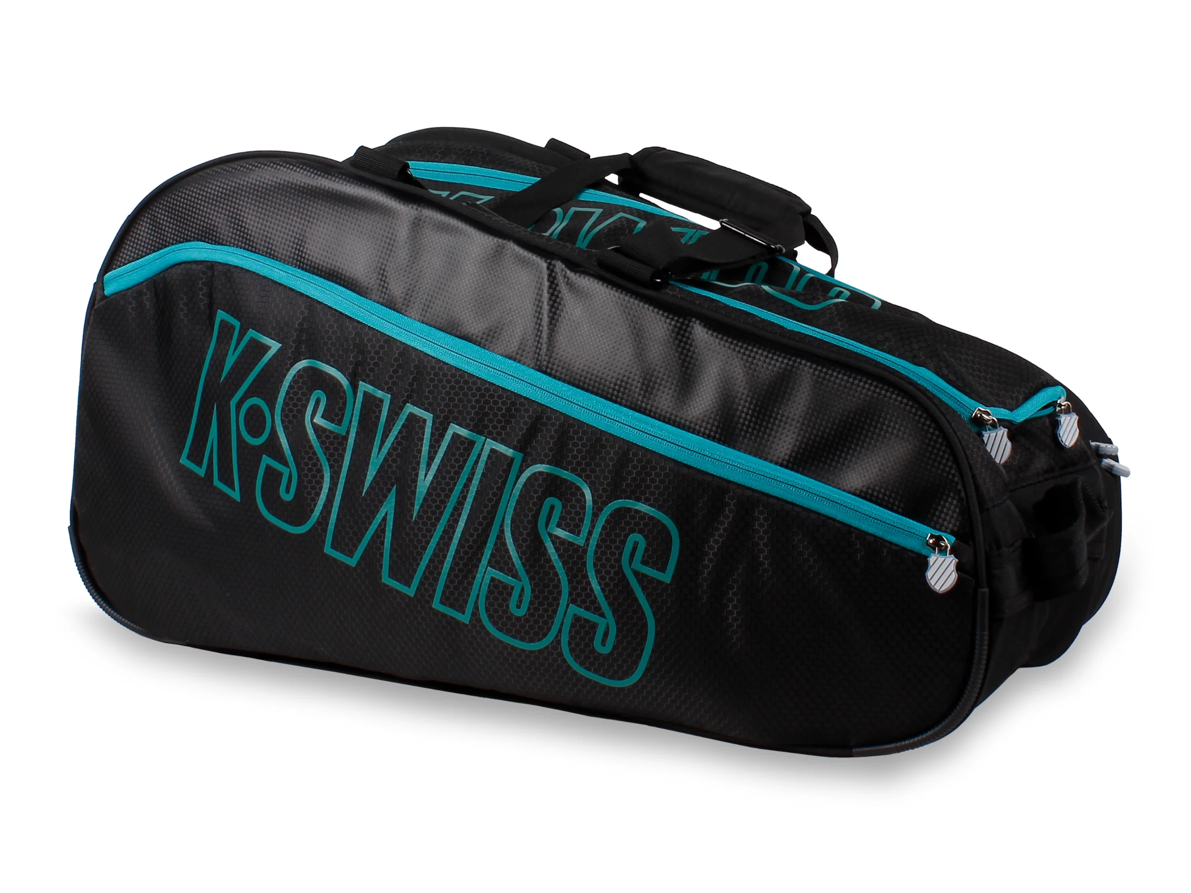 BG771-052 | CLASSIC PADEL RACKET BAG | BLACK/TURQUOISE - Image 6