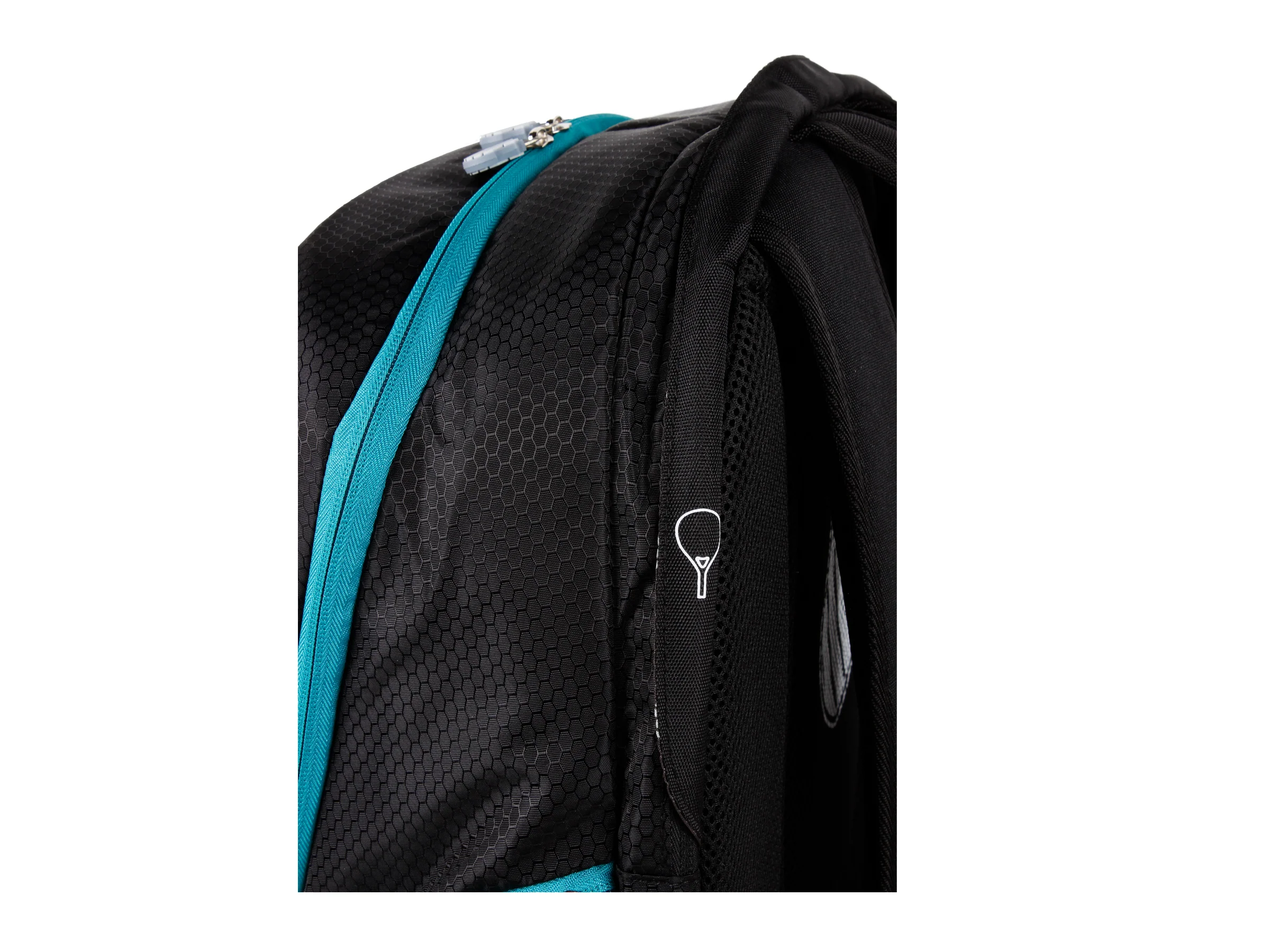 BG772-052 | CLASSIC PADEL BACKPACK | BLACK/TURQUOISE - Image 5