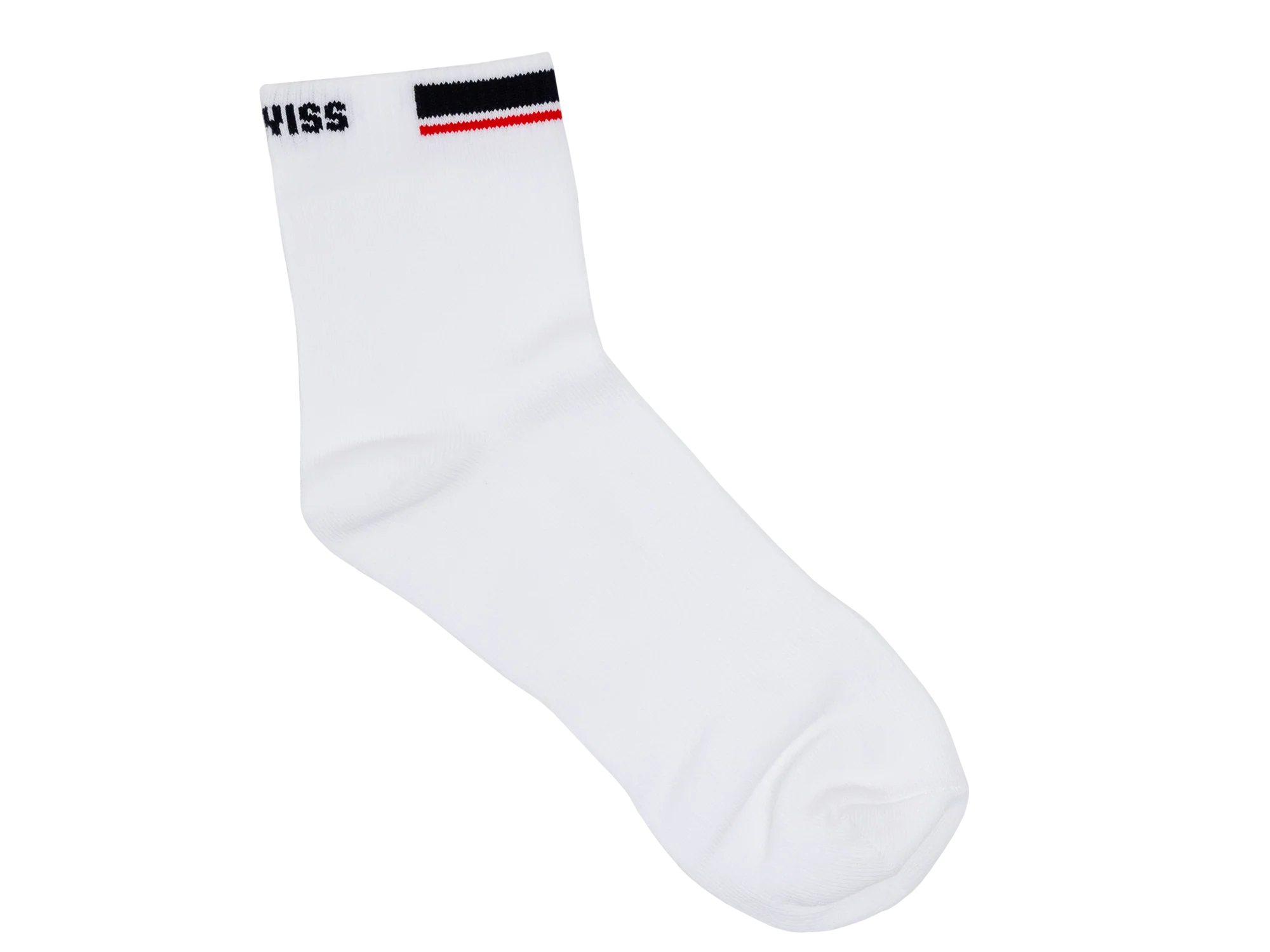 SX0406-161 | CREW SOCKS PREMIUM COTTON | WHITE/NAVY/RED - Image 2