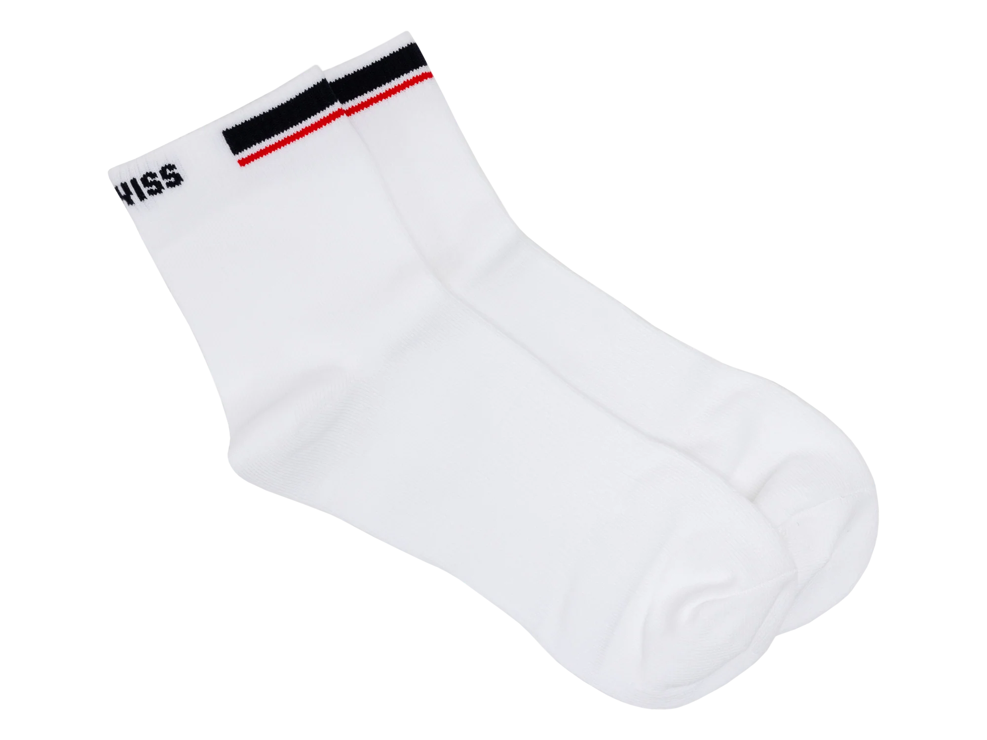 SX0406-161 | CREW SOCKS PREMIUM COTTON | WHITE/NAVY/RED - Image 5