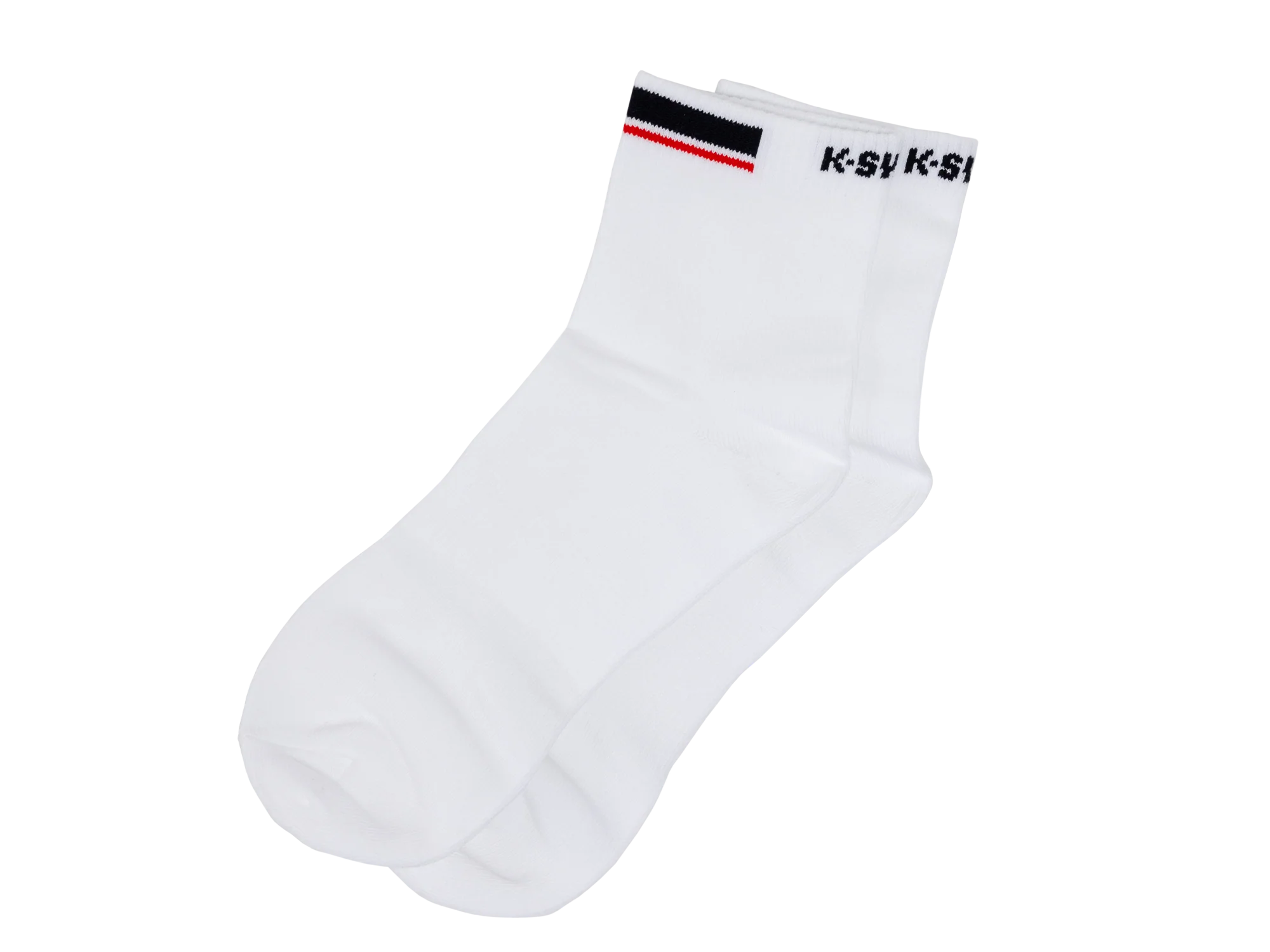SX0406-161 | CREW SOCKS PREMIUM COTTON | WHITE/NAVY/RED - Image 6